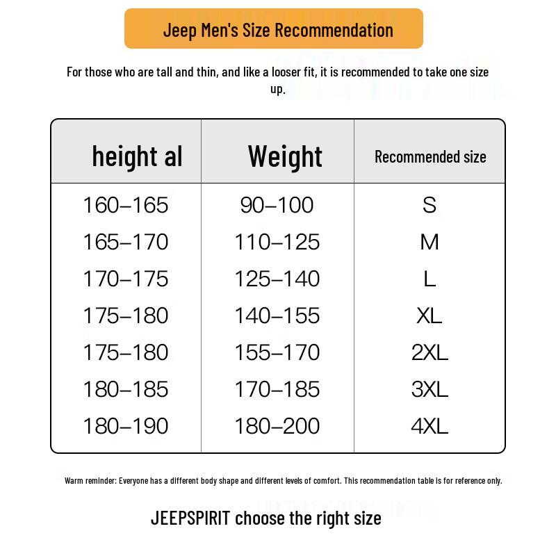 JEEP SPIRIT Men's Stand-Collar Casual Jacket