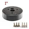Universal Auto High-quality Aluminium Alloy Steering Wheel Boss Kit Heightening Pad 6 Hole To fit 3 Hole  Fixed Type Heightening