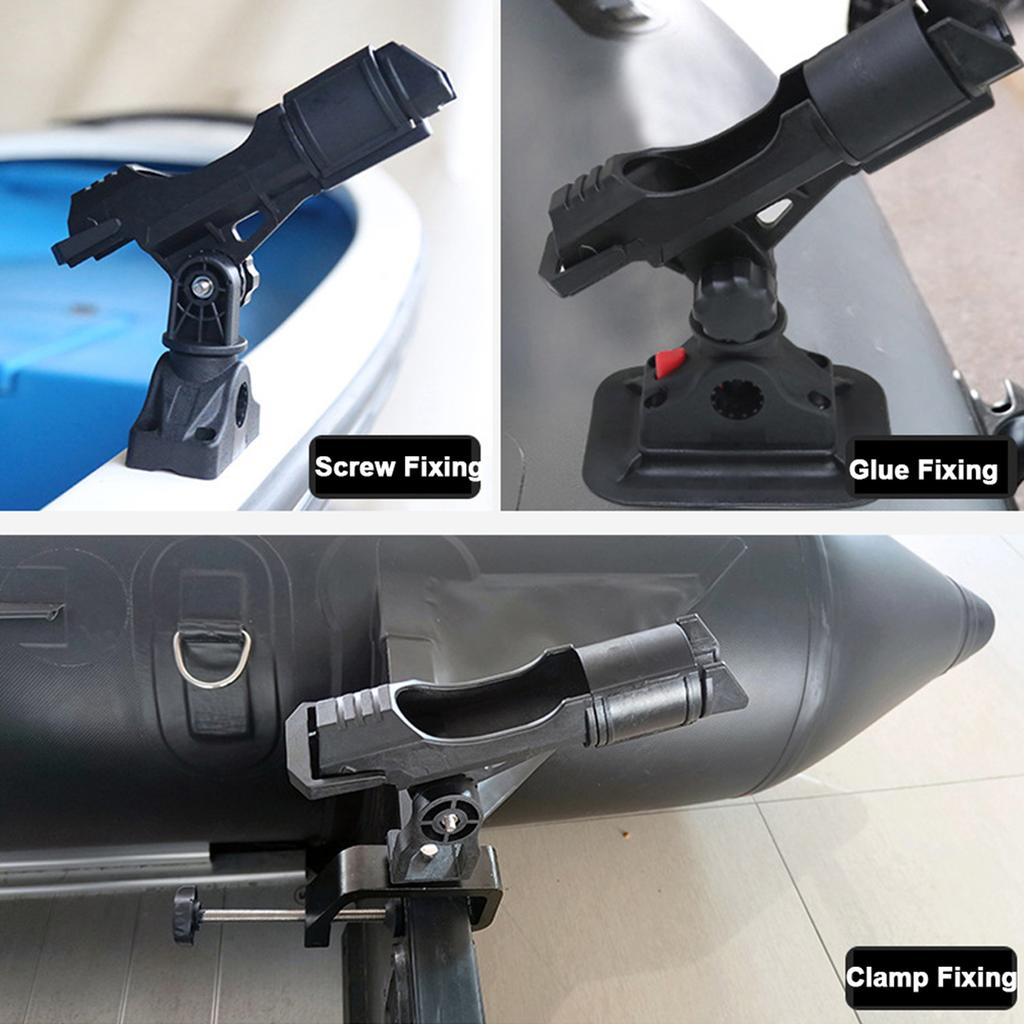 Кронштейн для удочки, вращающийся на 360 градусов, с регулируемым углом наклона, держатель для удочки для каяков, каноэ