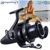 Carp Fishing Reel 9000 12+1BB Aluminum Spool Outdoor Sports Spinning Fishing Reel Freshwater Fishing