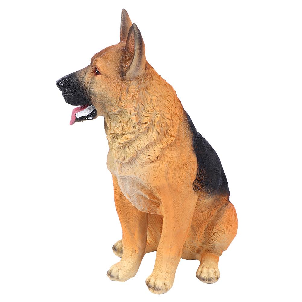 Смола садовый пейзаж моделирование собака газон фигурка балкон щенок животное украшение ремесло