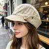 Yang Chaoyue tooling turned-eaves denim bucket hat new fashionable versatile face newsboy hat