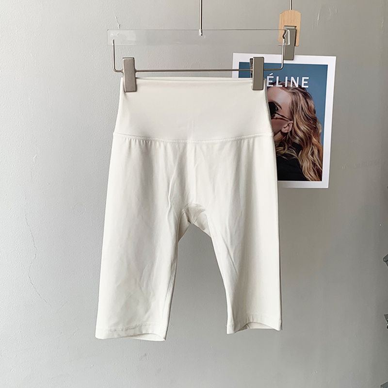 Lu Same Yoga Shorts Women's Summer New Free Size No Embarrassment Line Belly Contracting Hip Lifting Sport Workout Cropped Pants