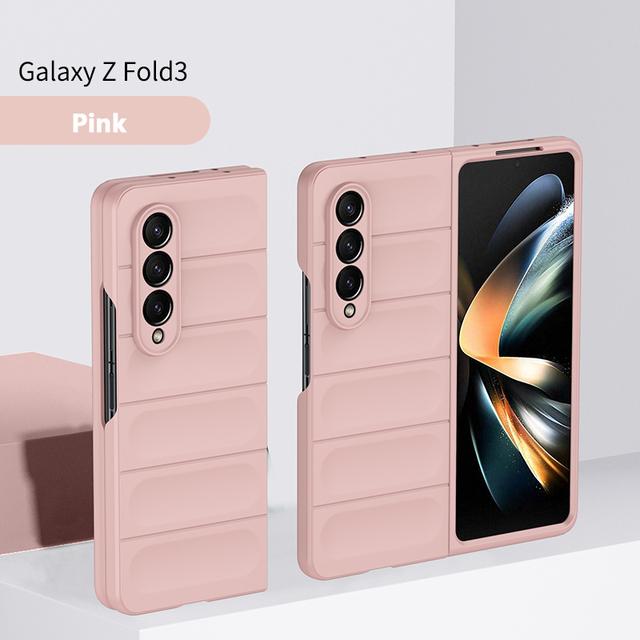 Жесткий чехол на ощупь для Samsung Galaxy Z Fold 3 4 Fold4 Fold3 Складной противоударный простой защитный чехол с матовой защитой от царапин