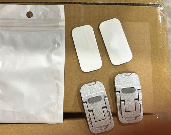 Aluminum Alloy Invisible Laptop Stand: Foldable Desktop Riser & Keyboard Tray