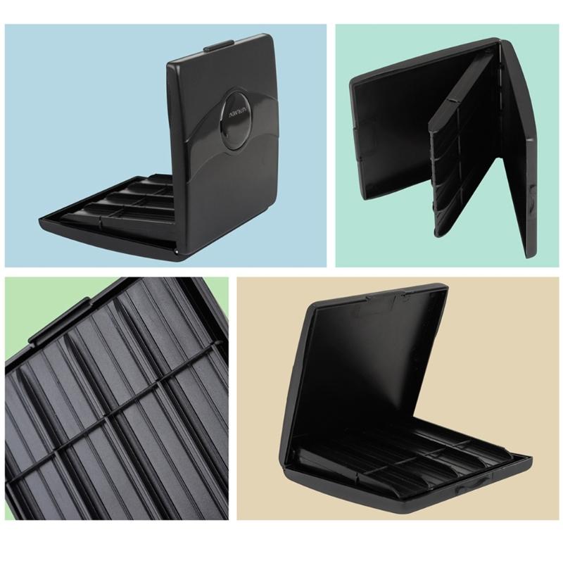 Portable Sax Reeds Storage Box Double Layers Reeds Cases Waterproof Container Saxophone Clarinet Reeds Holder Organizer