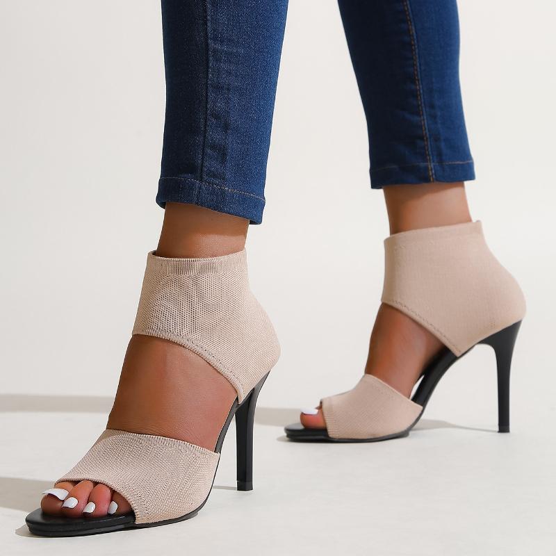 Модные летние женские туфли-лодочки, сексуальные женские сандалии на тонком каблуке, модные туфли для вечеринок, супервысокий каблук, слипоны, женская обувь, роскошные Zapatos De Mujer