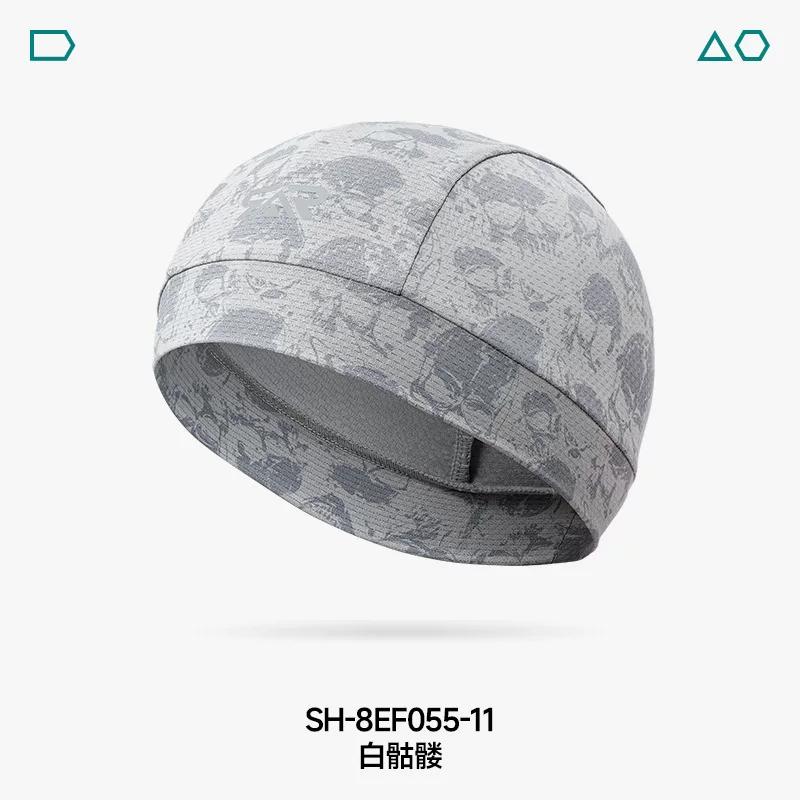 Hat Headscarf Men's Cycling Ice Silk Mask Sun Protection Cycling Hat Sweat-Absorbent Lining Helmet Headgear Men's Motorcycle