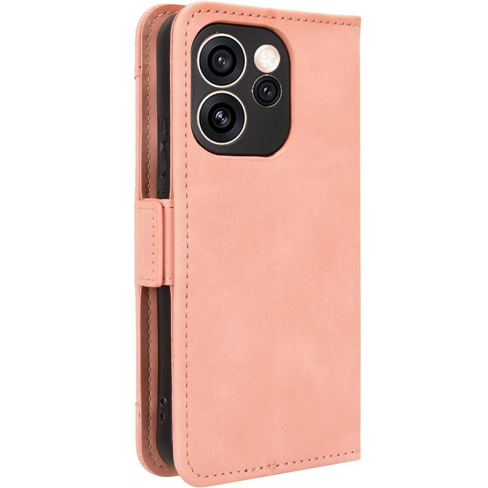 Flip Case for Oppo Reno 15 Pro, Card Slot, Pink