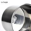304 Stainless Steel Round Seasoning Pot with Lid