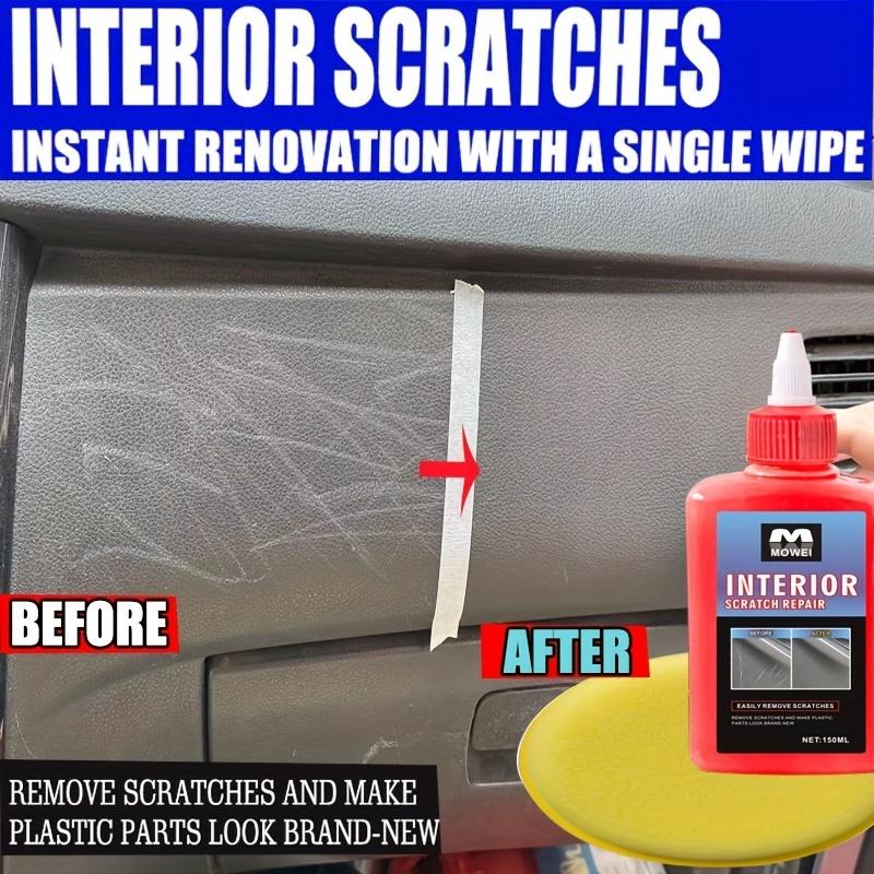 Repair the scratches on the plastic parts in the car, polish the interior, remove the scratches, renovate the plastic parts
