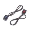 Переключатель нажимной автомобильный с LED подсветкой Вкл/Выкл DC12V/10A 24V/5A, переключатель-качелька SPST с кабелем для DIY