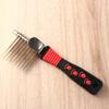Professional Pet Knot Comb Non-slip Handle Dog Grooming Brush Pet Dematting Fur Rake Hair Removing