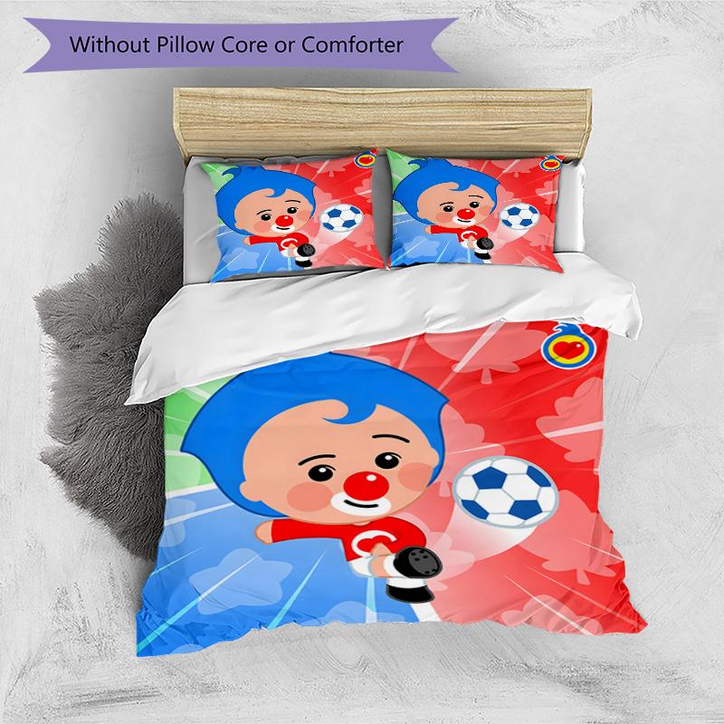 3pcs Flim Flim3 Design Cover Set - HD Printed Bedding with 1 Cover and 2 Pillowcases - Perfect for Home and Dorm Decor