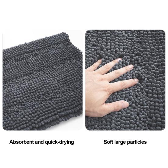 Шениловый коврик для ванной Мягкий короткий плюш Водопоглощающий коврик для ванной Быстросохнущий