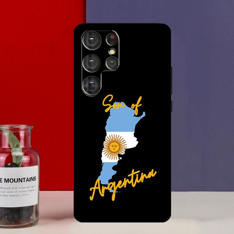 Чехол-футляр с флагом Аргентины для Samsung Galaxy S25 Ultra S9 S10 S20 S21 S22 Plus S23 FE S24 Ultra
