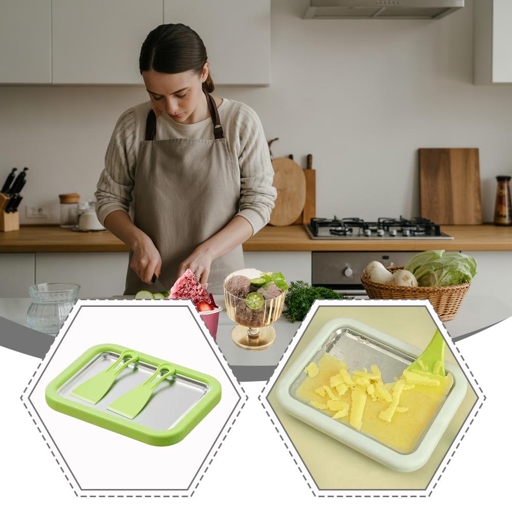 Машина для приготовления мороженого, машина для жарки йогурта, ручная DIY машина для приготовления роллов из мороженого, холодная плита Sweet Spot, летний инструмент для мороженого, бытовой