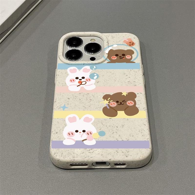 Mobile Phone Cases for iPhone 11 13 XR 15 Pro Max 12 14 Pro Max Case iPhone 16 7 Plus 8 Plus XS Max Degradable and Environmentally Friendly