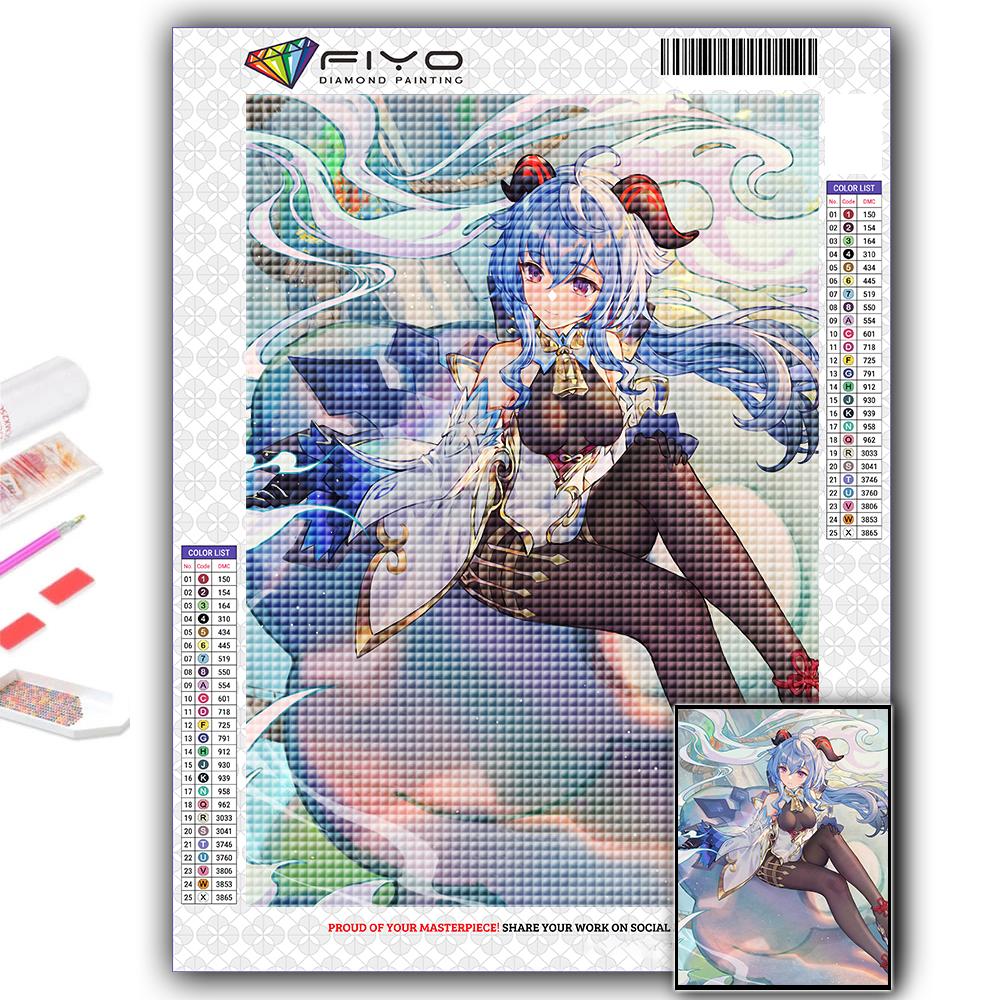 Алмазная картина Genshin Алмазная мозаика Ремесло Алмазная вышивка Картина