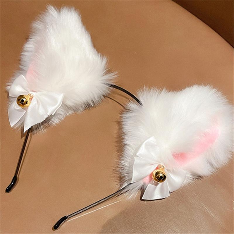 Животное Лиса Кошки Собака Уши Форма Ободок и Чокер Хэллоуин Косплей Костюм Вечеринка Аксессуары для Взрослых и Детей