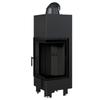 Steel Fireplace KRATKI MBN Right 10 kW Ø 200 Black Thermotec