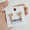 S925 Silver Needle Earrings French Retro G001