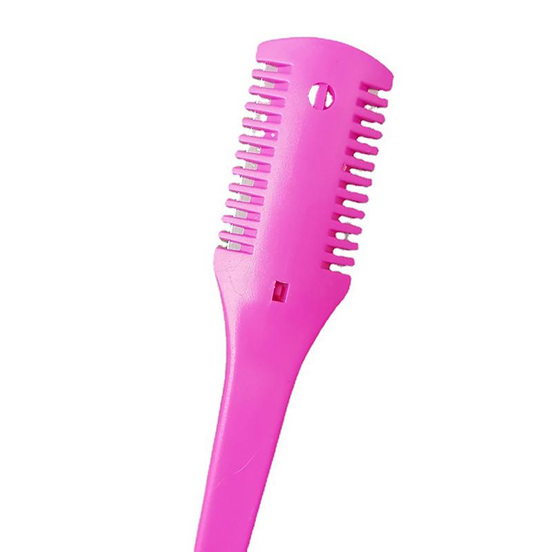Расческа для стрижки волос, щетки для волос с лезвиями бритвы, триммер для волос, инструмент для истончения, парикмахерский инструмент, парикмахерский инструмент, инструменты для укладки своими руками