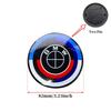 7Pcs 50th Anniversary Fiber Black Car Hood Front Rear Trunk Emblem Badge For BMW F20 E36 E46 X6 M4 E60 E93 E87 G01 G20 X3 X5 F30 FV7