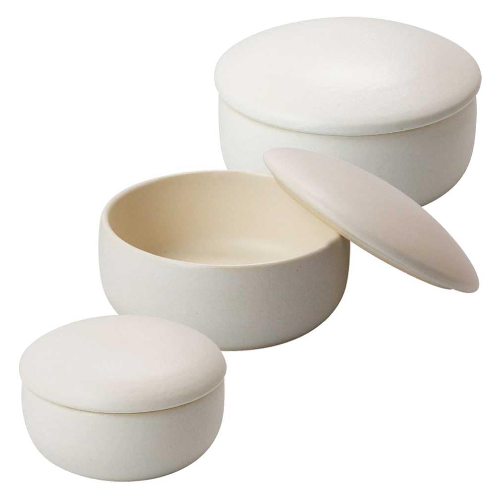 Керамика Yamako Ohitsu, большая, белая 04163 21,7xH12см