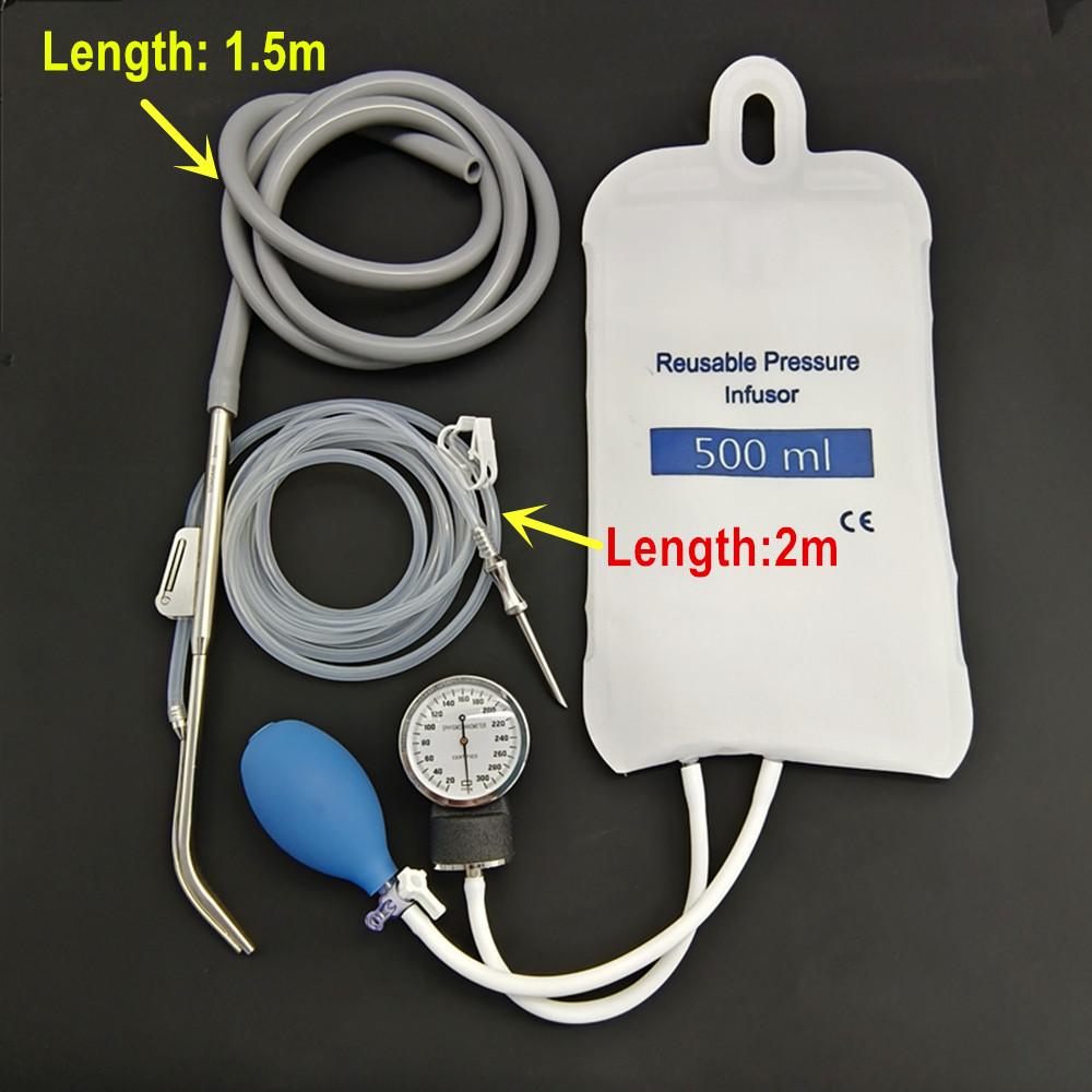 1 комплект, хирургическая палочка для зубного имплантата, ирригатор с комплектом для всасывания, всасывающая трубка для имплантата, автоклавируемый аспиратор, аспирационная трубка