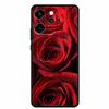Чехол для телефона Oppo Reno15, мягкий силиконовый ТПУ, чехол в технологичном стиле для Oppo Reno 15, защитная крышка в форме цветка и сердца PLW110 Coque