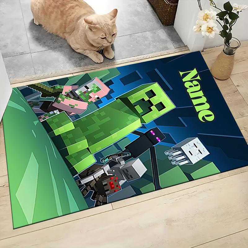 Custom Name Knight's Legend" Carpet Rug Customizable Soft Washable Anti-Slip Home Living Room Sofa Mats Personalized Rug. 0909168