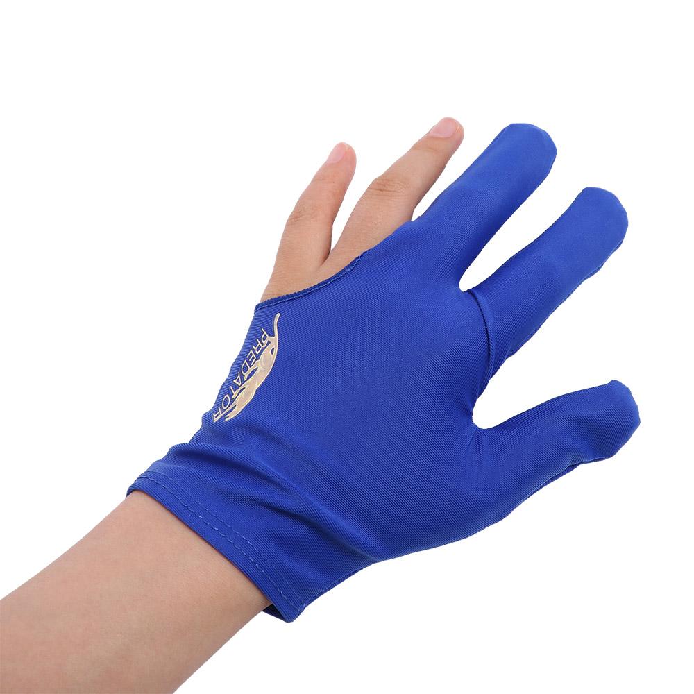 Snooker Gloves Leopard Three Finger Billiard Gloves Letter Snooker Billiard Gloves Left Hand Gloves