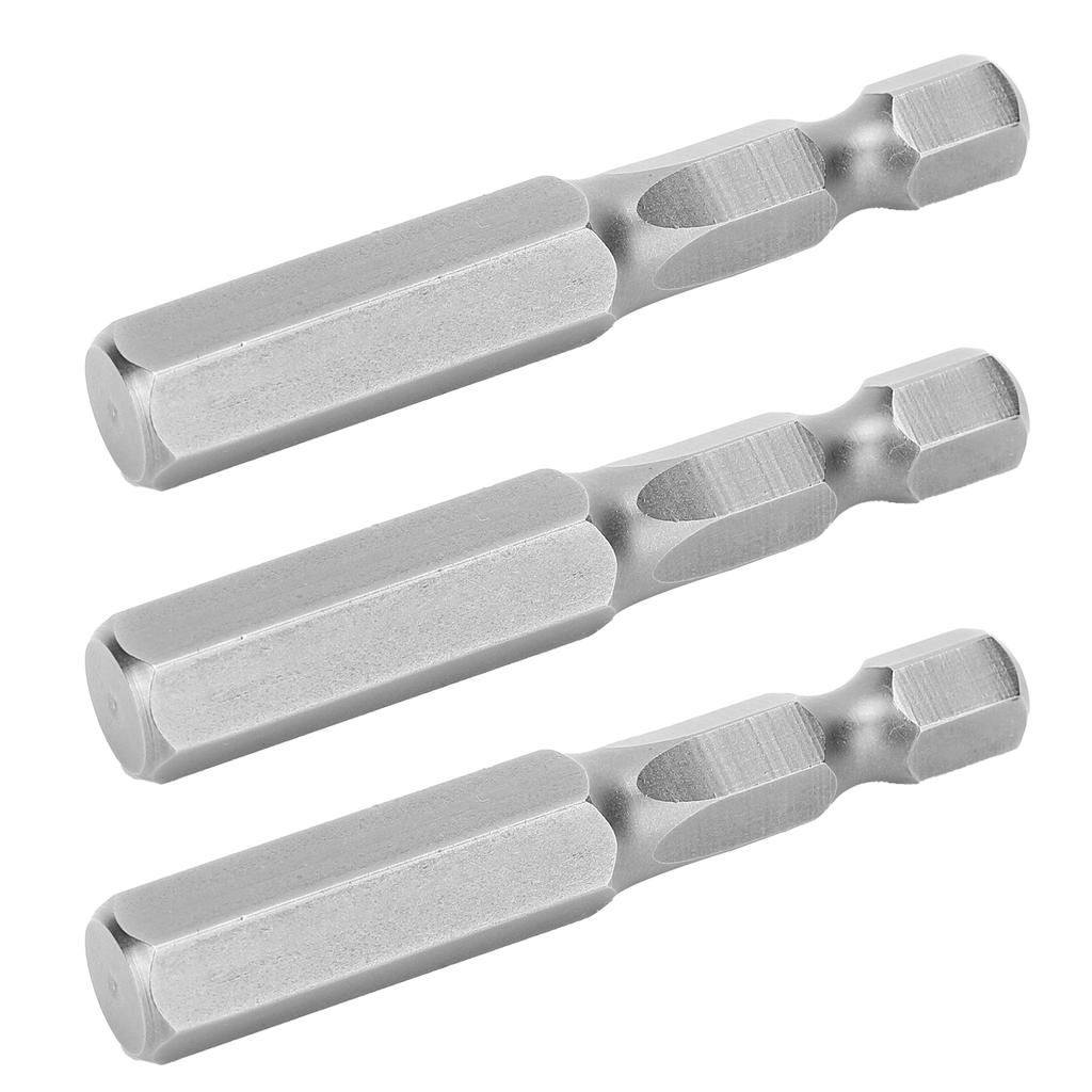 10 шт. Насадки для электрической отвертки Закаленные Шестигранный патрон Магнитные Легированная сталь S2 8 мм 50 мм