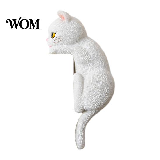 Easy Installation Wall Art 3D Cat Light Switch Sticker, Decorative Resin Plate Cover, Cute Animal Double Socket Guard Stickers, Peel And Stick