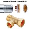 Латунные шайбы Quick Seal Universal Faucet Valve Герметичные уплотнительные кольца Прокладки Трубы Шланги Сантехнические заглушки Аксессуары для кранов