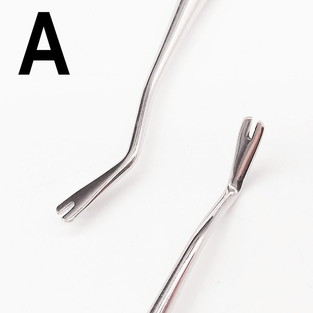 Стоматологический ортодонтический двусторонний лигатурный директор, изогнутый скейлер, тонкий узкий стоматологический инструмент, инструмент