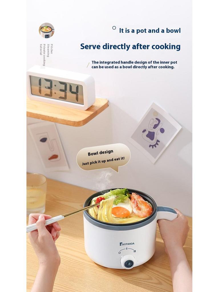 Европейский, британский и американский многофункциональный электрический хот-пот с антипригарным покрытием и мини-сковорода