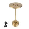 LED Desk Lamp Adjust Brightness 360 Degrees Lighting Quickly Charging Aluminum Table Lamp Gold