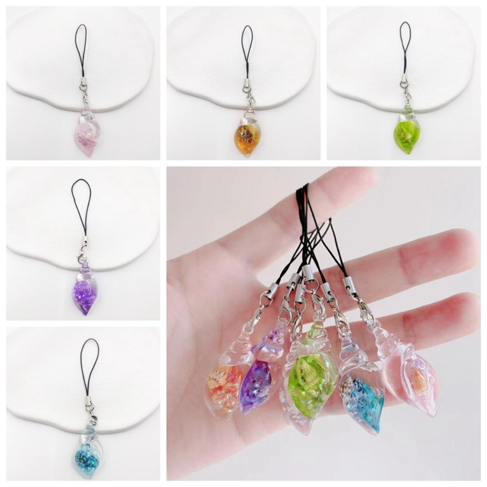 Pendant Mobile Phone Chain Conch Mobile Phone Strap Fashion Phone Hanging Rope  Telephone Jewelry