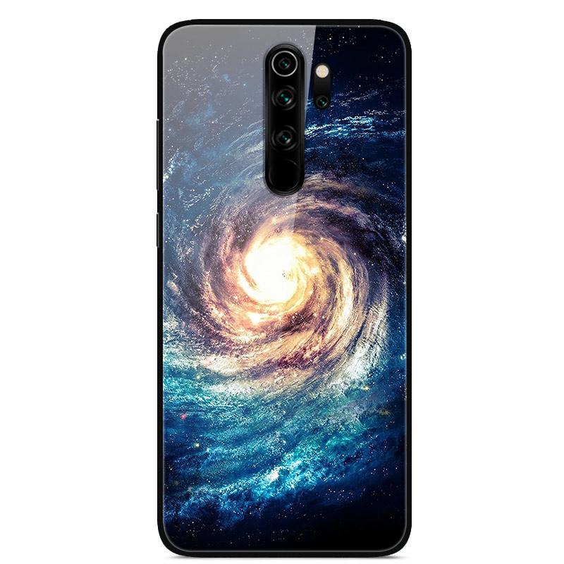 Для Xiaomi Redmi Note 8 Pro Чехол Закаленное Стекло Модный Милый Чехол для Телефона для Redmi Note 8 8T Note8 8Pro Задняя Крышка Funda Coque
