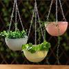 Plant Garden Decoration Bracketplant Rattan Pattern Chains Flowerpot Flower Pots Hanging Basket