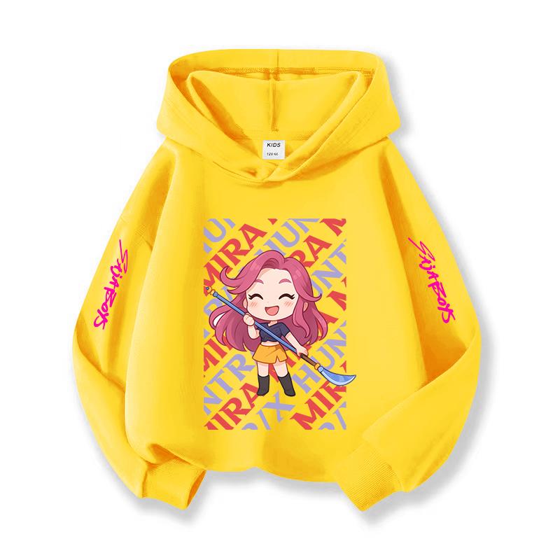 K-pop Хэллоуин Детская толстовка с капюшоном Рождественская повседневная одежда Корейский стиль Уютный топ для детей Девочек Мальчиков Праздничный подарок