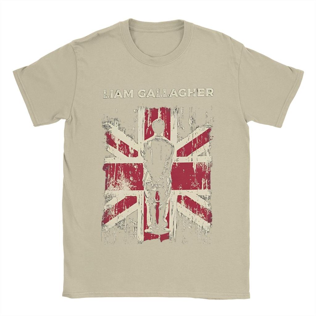 Men Women's Vintage Liam Gallagher Band Singer Graphic Printed Tee Shirt Apparel Vintage Cotton T Shirts Tee Clothing Summer