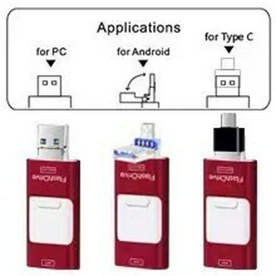 Мобильный телефон-флешка «Три в одном»: Совместимость с Apple Lightning, Huawei, Android OTG (1 ТБ/2 ТБ)