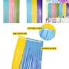 Bright And Cheerful Fluorescent Macaron Rain Curtain Ideal For Kids Birthday Celebrations