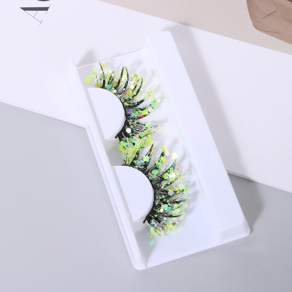 Женские Красивые Пушистые Драматичные Растрепанные Длинные 25 мм Сияющие Накладные Ресницы 3D Норковые Ресницы