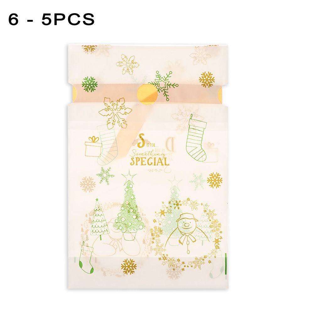 Pastry Tool Santa Claus Cookies Handmade Soap Gift Bags Christmas Decor Candy Package Drawstring