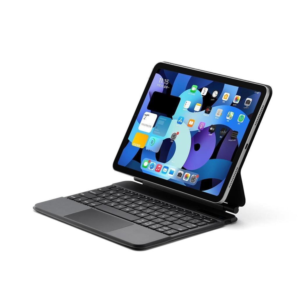Магнитная подвесная клавиатура Magic Keyboard для iPad Air 11-го поколения и Pro 13 - С подсветкой, с чехлом Sleep Air 5