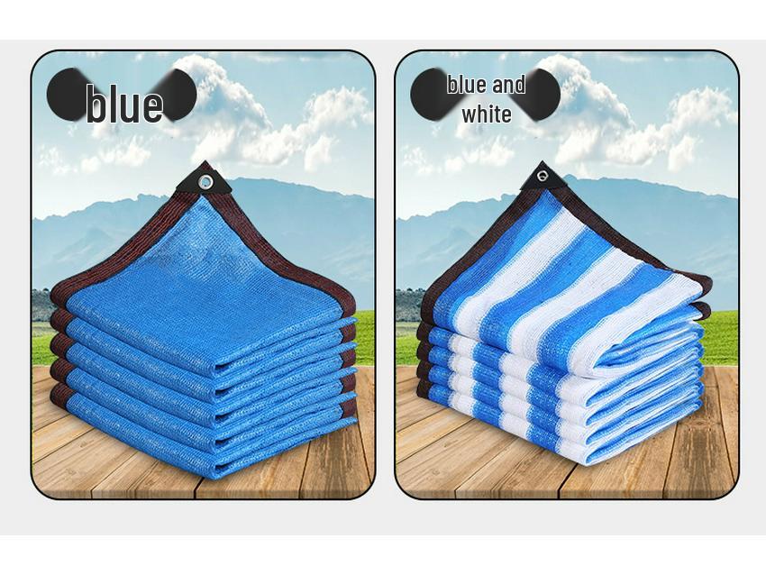 Green Sunshade Net with Edged and Punched Design for Balcony